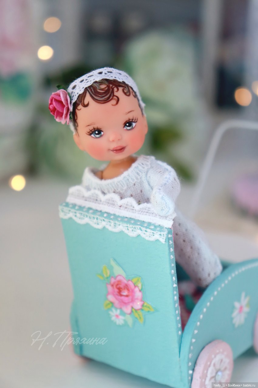 Крошка на ладошке или ООАК 7 см пупсика Kid Kore (фото 9)