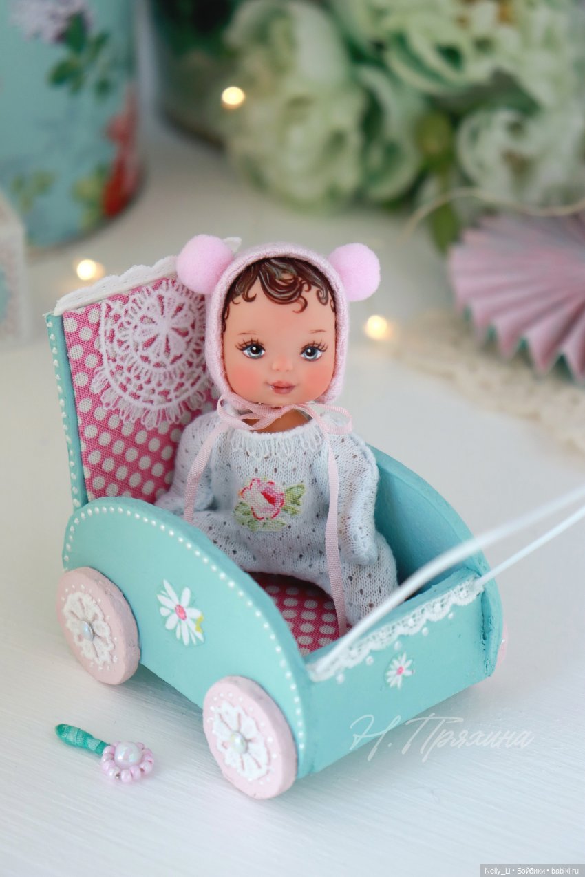 Крошка на ладошке или ООАК 7 см пупсика Kid Kore (фото 6)