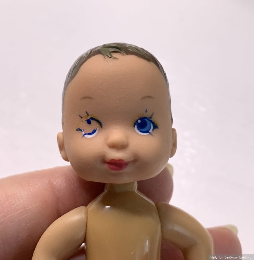 Крошка на ладошке или ООАК 7 см пупсика Kid Kore