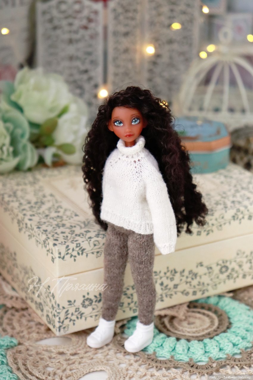 Голубоглазая шоколадка или ООАК Моаны из серии принцессы Диснея выпуск "Ральф против интернета" (фото 4)