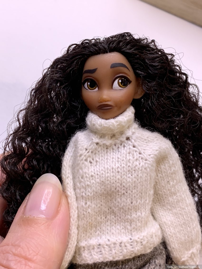 Голубоглазая шоколадка или ООАК Моаны из серии принцессы Диснея выпуск "Ральф против интернета"