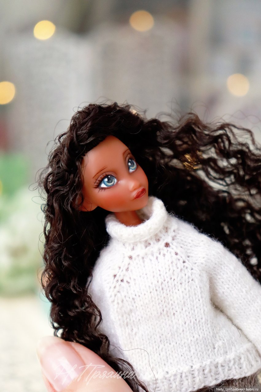 Голубоглазая шоколадка или ООАК Моаны из серии принцессы Диснея выпуск "Ральф против интернета" (фото 6)