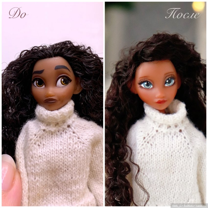 Голубоглазая шоколадка или ООАК Моаны из серии принцессы Диснея выпуск "Ральф против интернета"