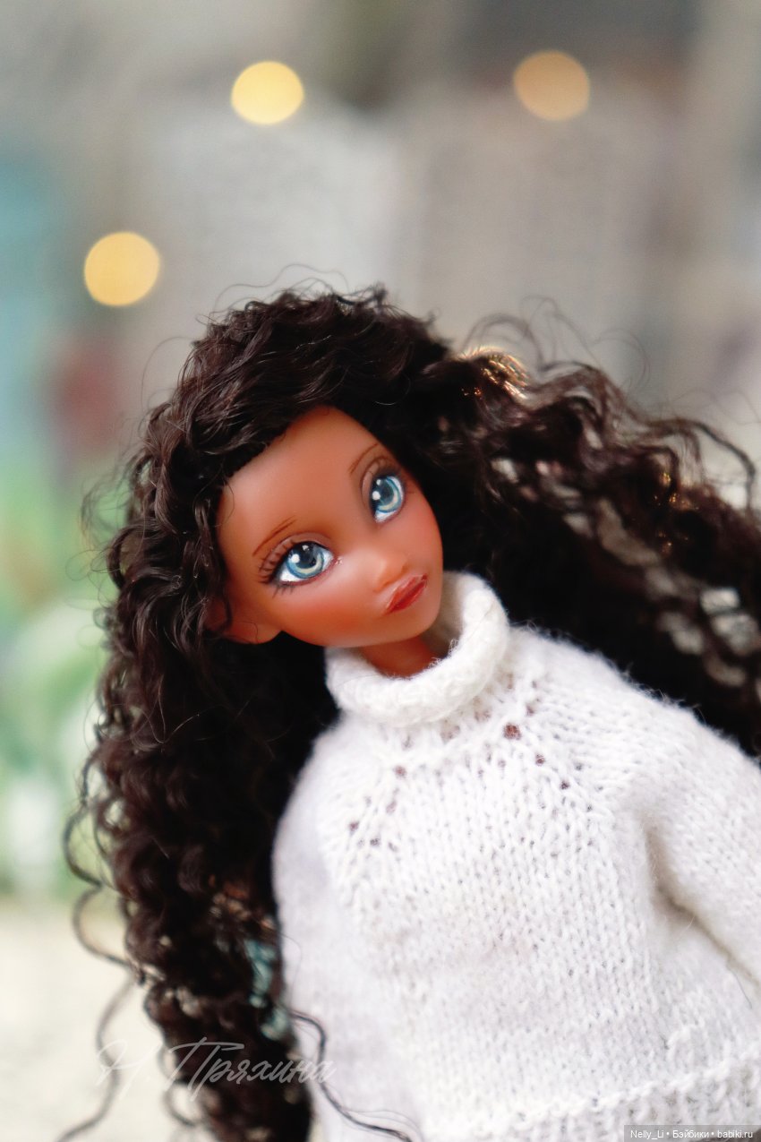 Голубоглазая шоколадка или ООАК Моаны из серии принцессы Диснея выпуск "Ральф против интернета" (фото 8)