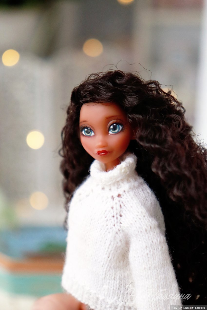 Голубоглазая шоколадка или ООАК Моаны из серии принцессы Диснея выпуск "Ральф против интернета" (фото 9)