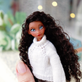 Голубоглазая шоколадка или ООАК Моаны из серии принцессы Диснея выпуск "Ральф против интернета"