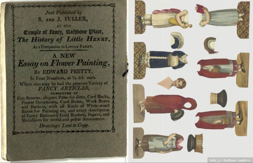 Ещё одна милая картонажная кукла Фанни в ретро стиле (фото 3)