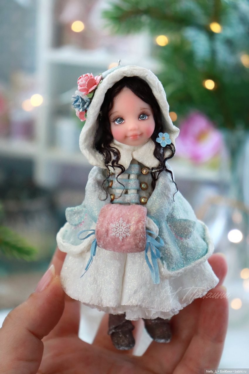 Белоснежка или ещё одна куколка из ваты (фото 8)