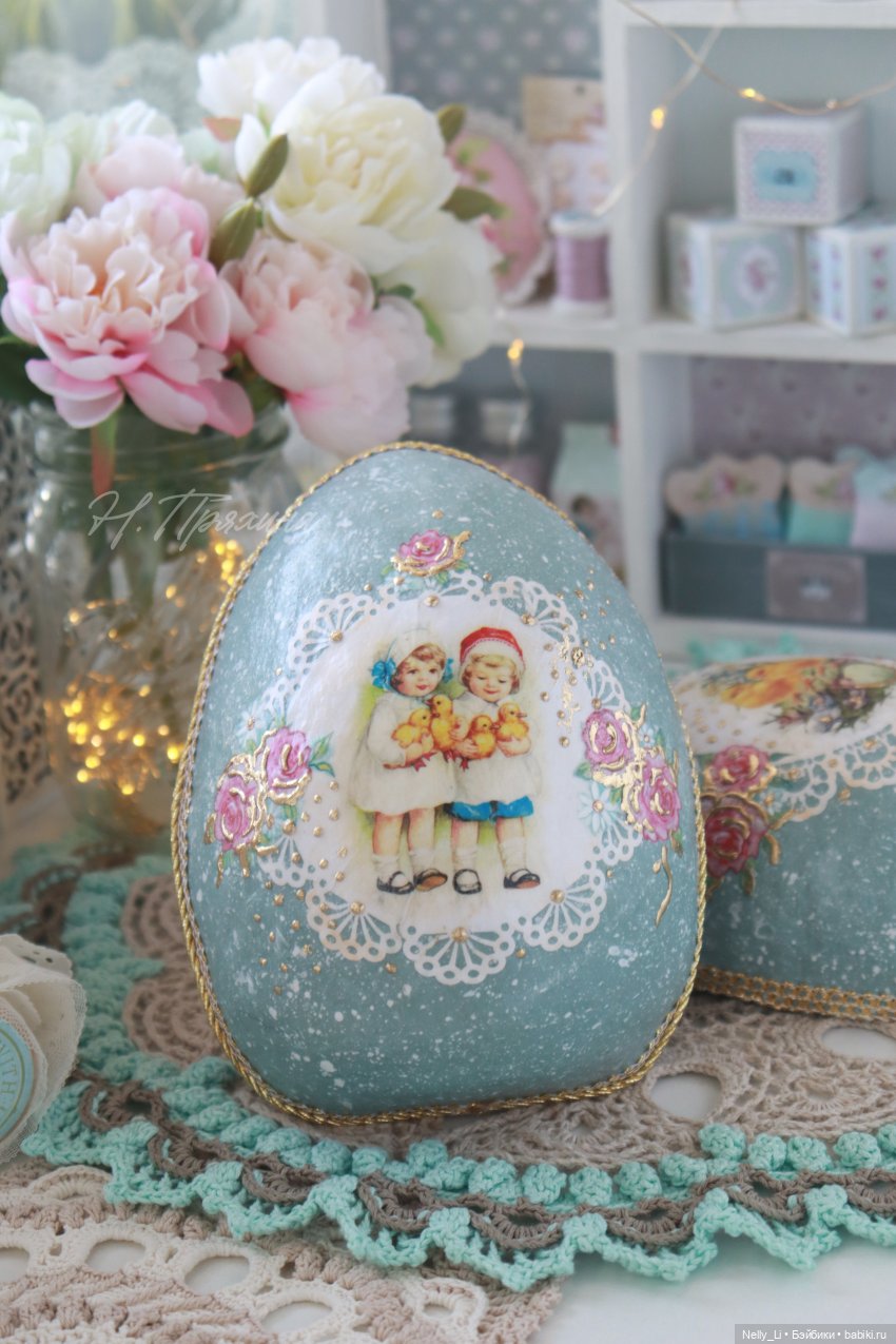 Пасхальная шкатулка-сюрпризница