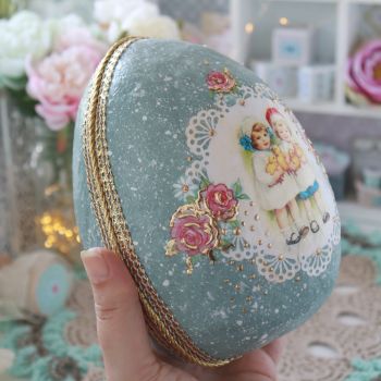 Пасхальная шкатулка-сюрпризница