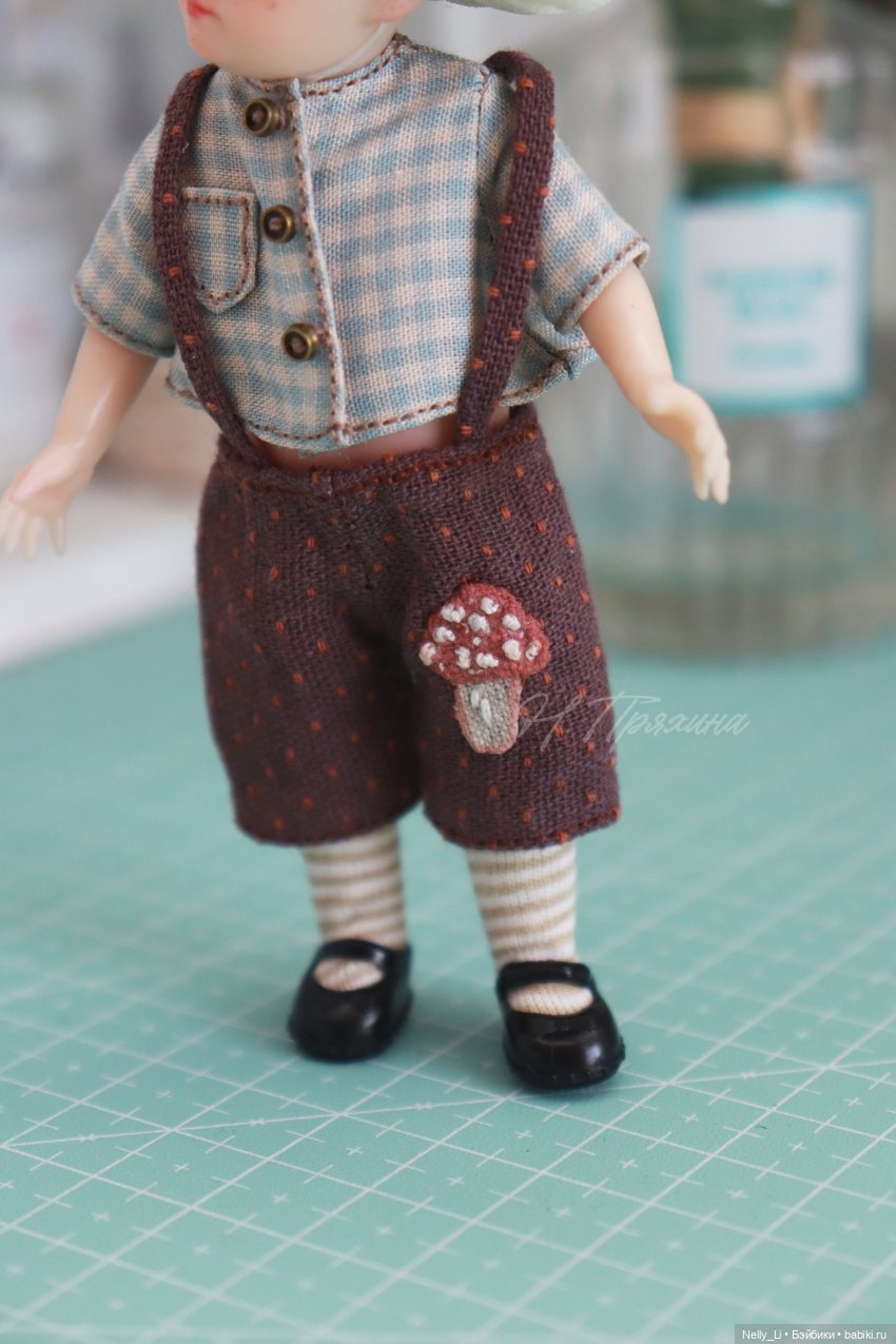 Малыш "мухоморчик" или новая история маленькой куклы