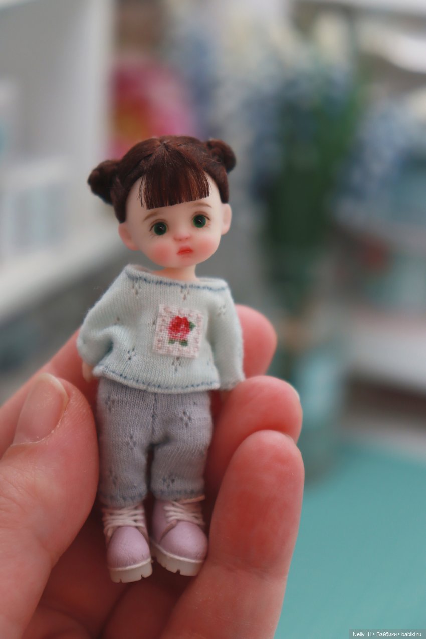 Маленькие "фасолинки" от Dаnhuangaprildolls. Приехала моя крошка на ладошке