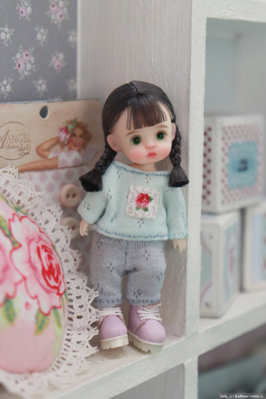 Маленькие "фасолинки" от Dаnhuangaprildolls. Приехала моя крошка на ладошке
