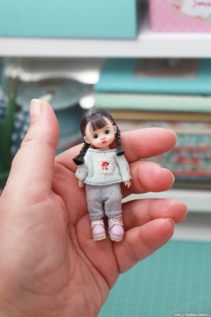 Маленькие "фасолинки" от Dаnhuangaprildolls. Приехала моя крошка на ладошке
