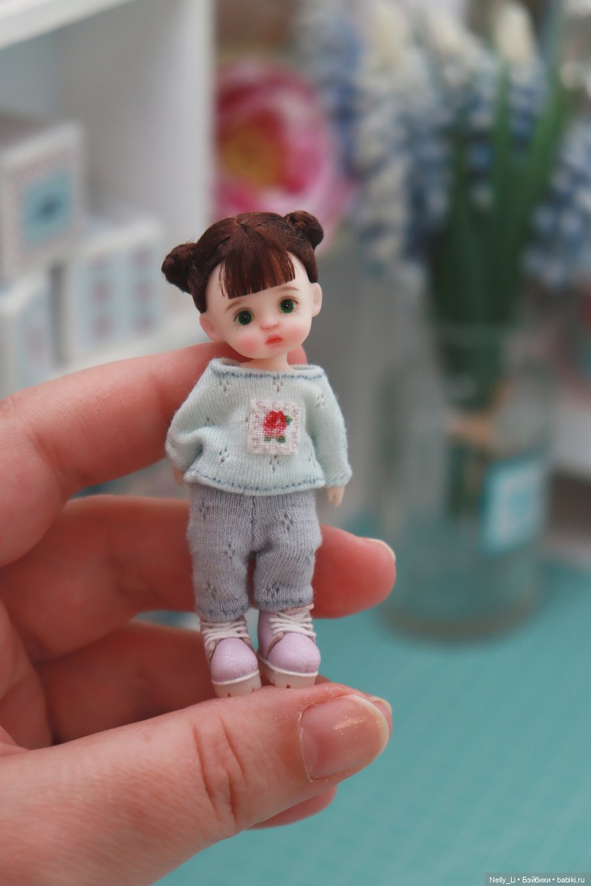 Маленькие "фасолинки" от Dаnhuangaprildolls. Приехала моя крошка на ладошке