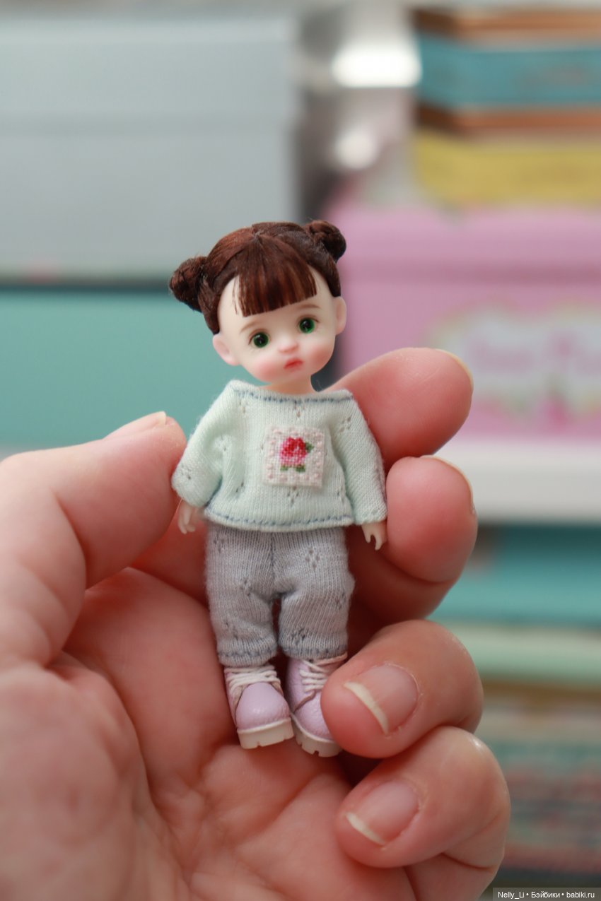 Маленькие "фасолинки" от Dаnhuangaprildolls. Приехала моя крошка на ладошке