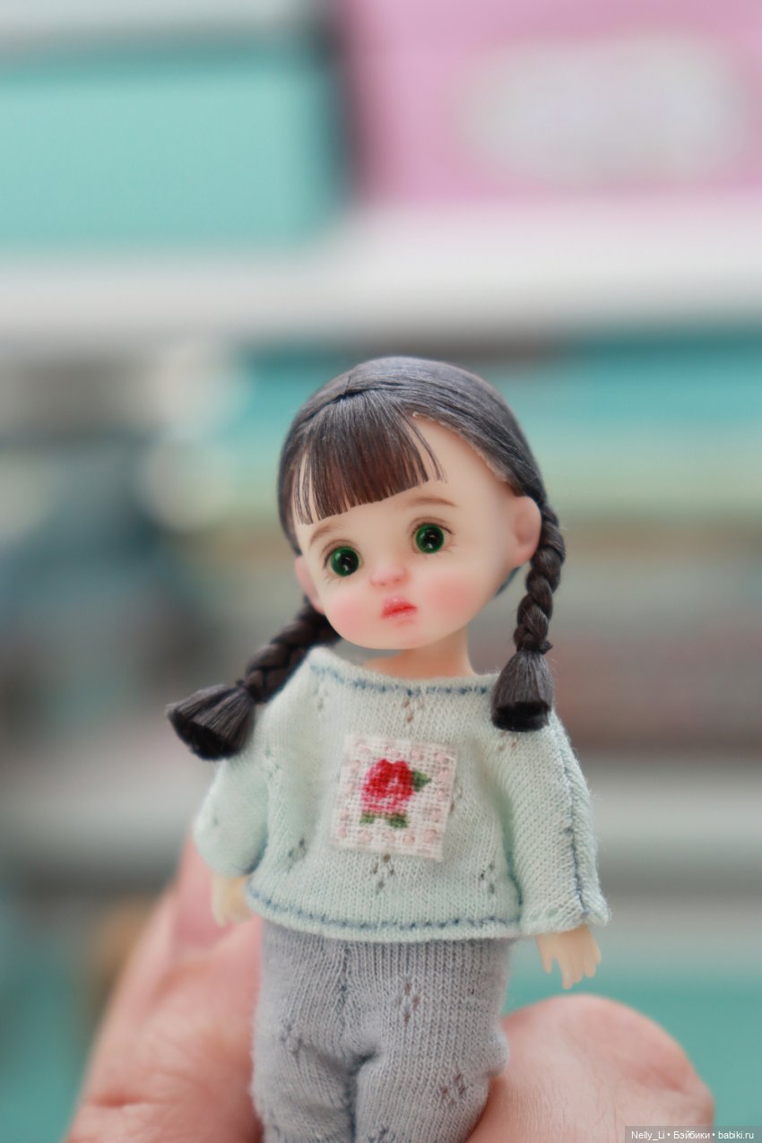 Маленькие "фасолинки" от Dаnhuangaprildolls. Приехала моя крошка на ладошке
