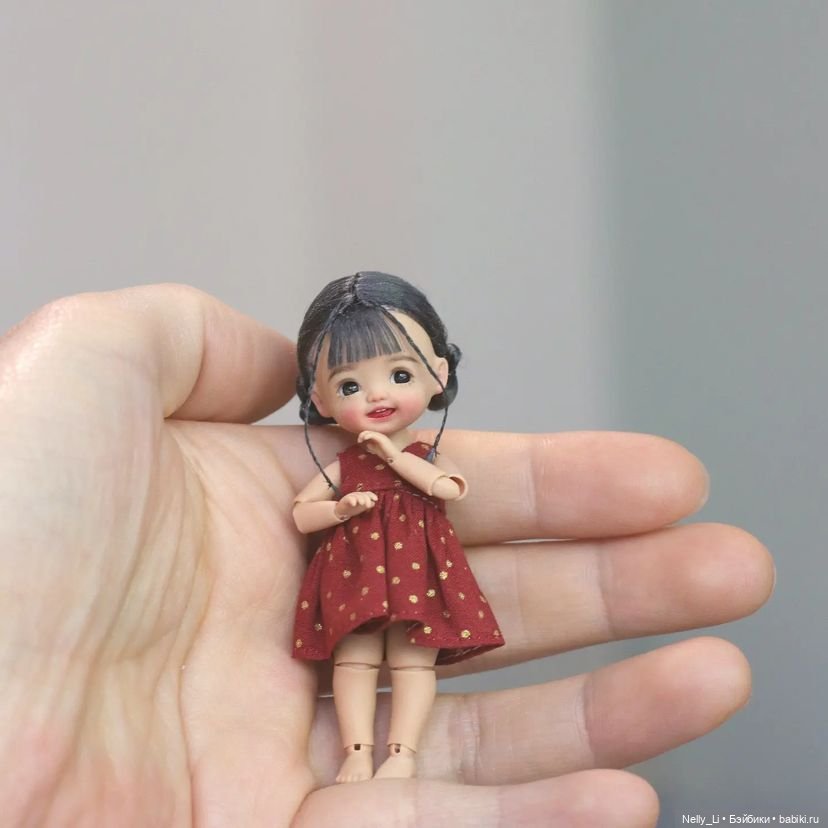Маленькие "фасолинки" от Dаnhuangaprildolls. Приехала моя крошка на ладошке