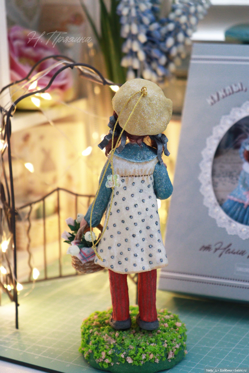 Девочка с мишкой или новая ватная игрушка (фото 4)