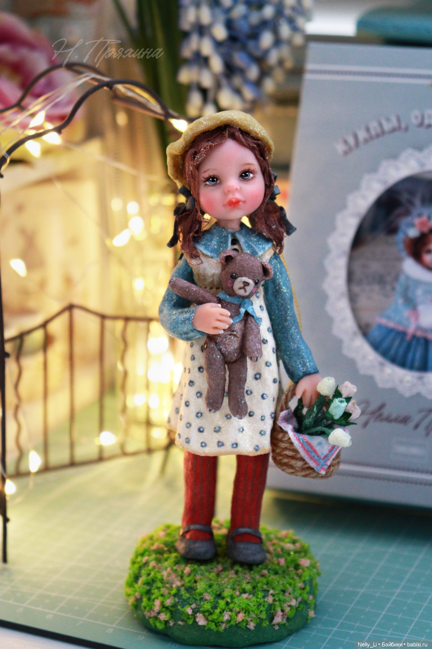 Девочка с мишкой или новая ватная игрушка (фото 3)