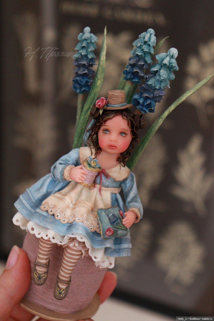 Весенняя феечка Кэти. Интерьерная ватная игрушка