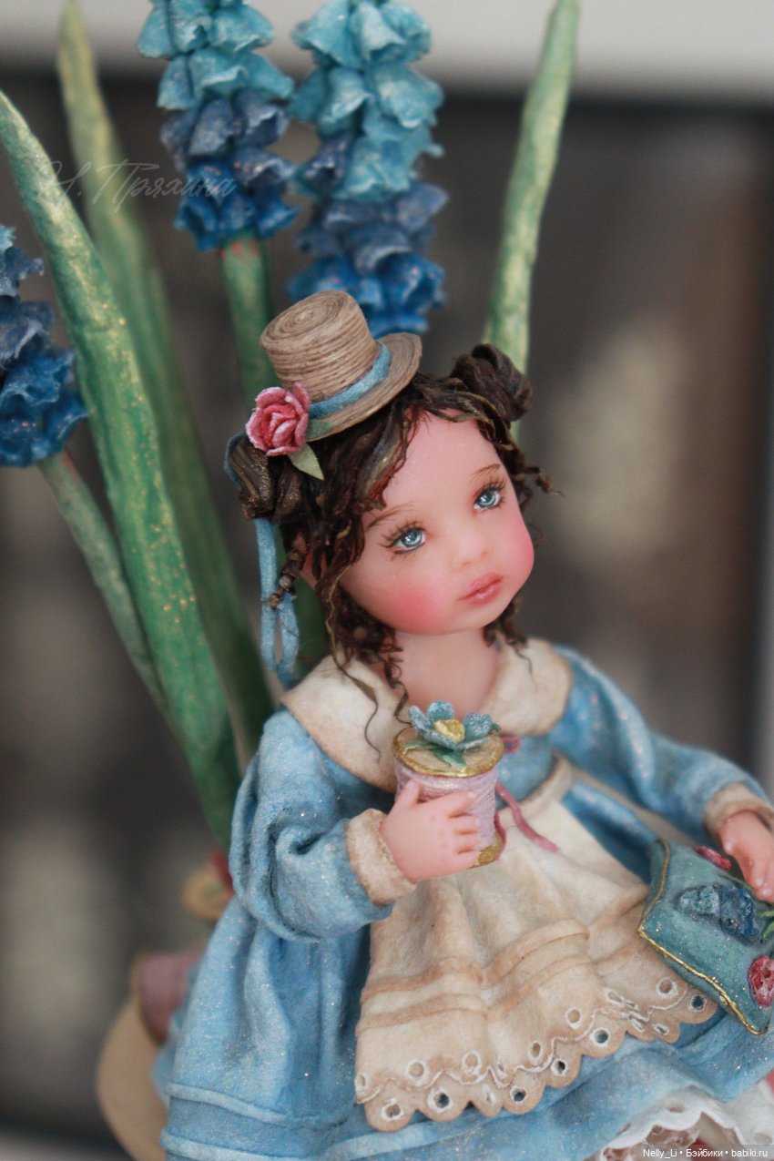 Весенняя феечка Кэти. Интерьерная ватная игрушка (фото 9)