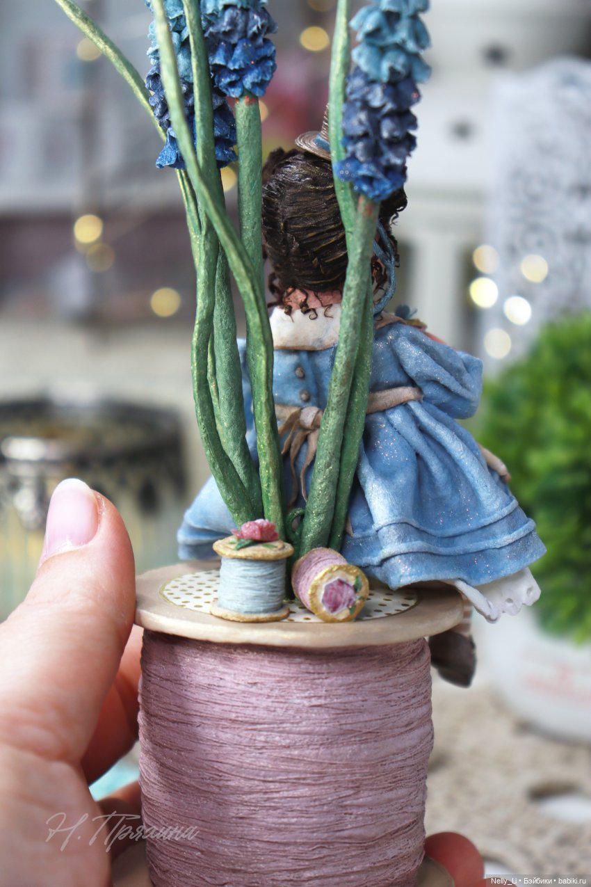 Весенняя феечка Кэти. Интерьерная ватная игрушка