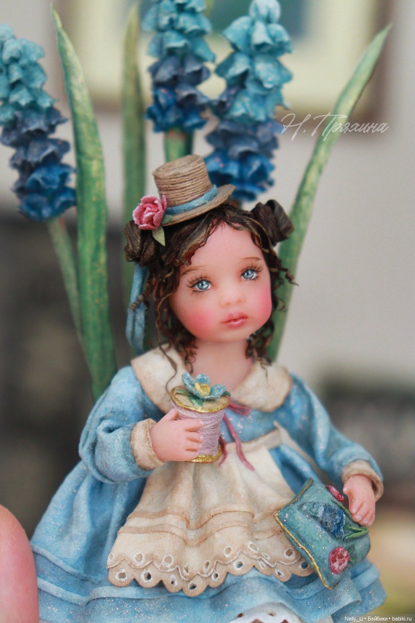 Весенняя феечка Кэти. Интерьерная ватная игрушка