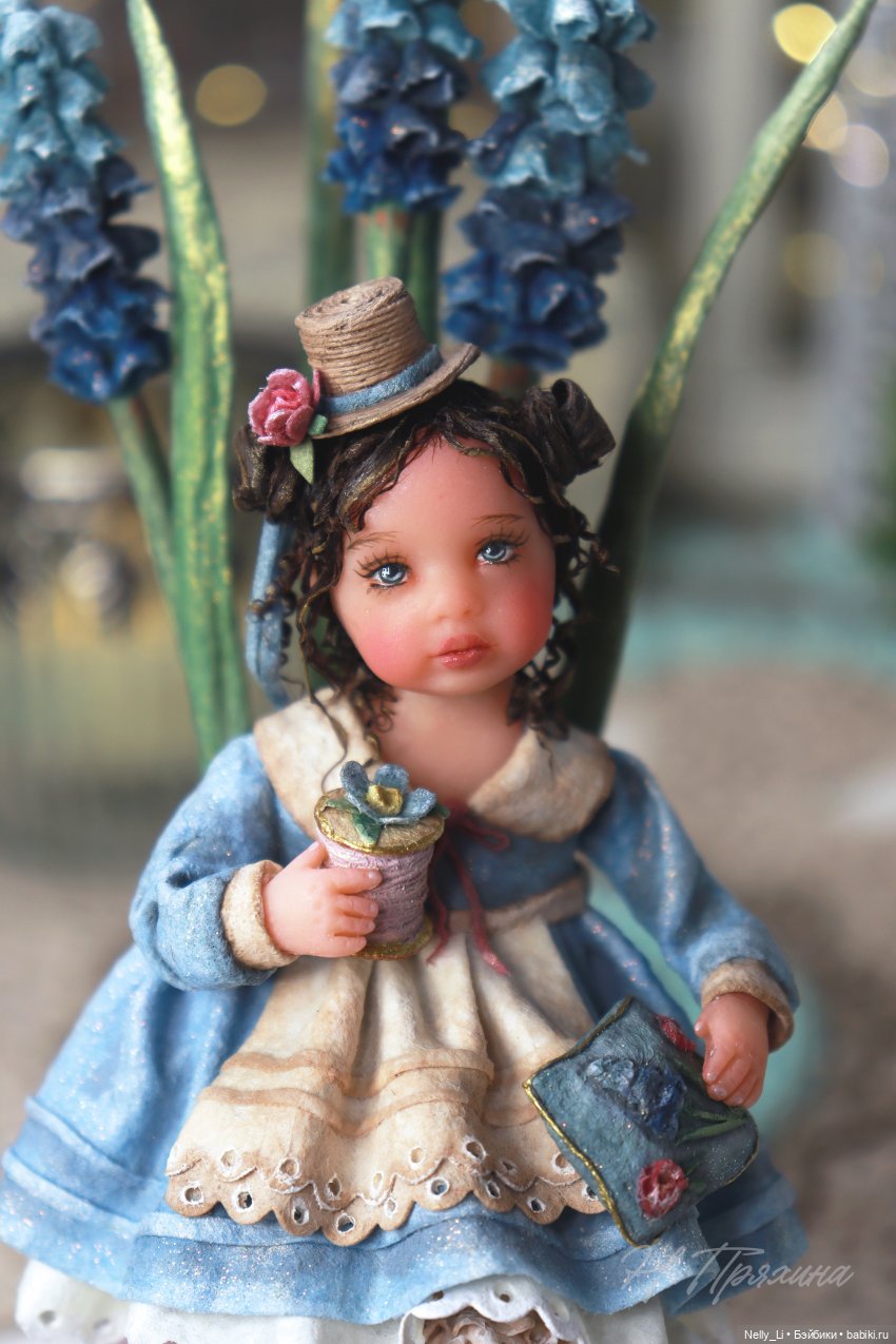 Весенняя феечка Кэти. Интерьерная ватная игрушка