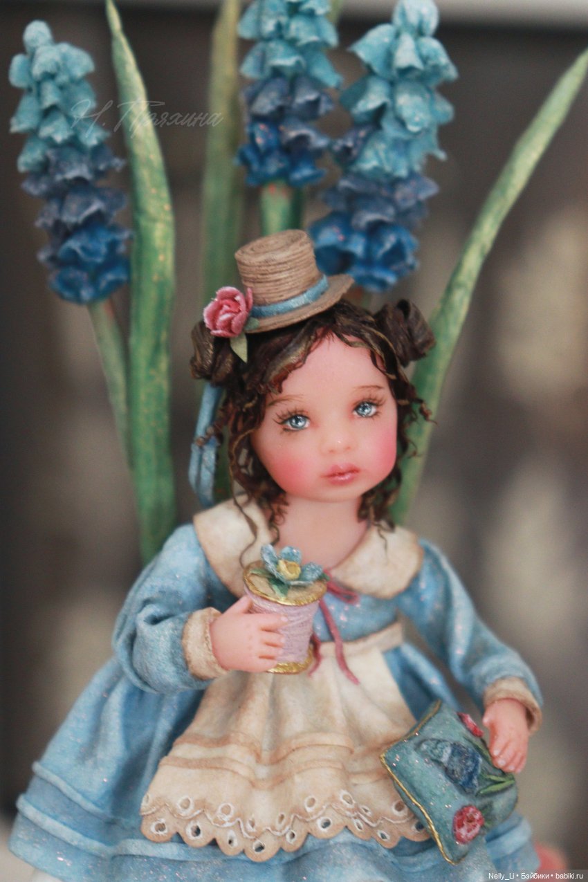 Весенняя феечка Кэти. Интерьерная ватная игрушка