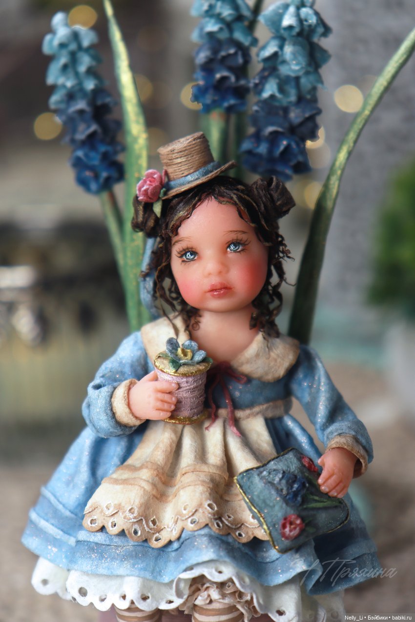 Весенняя феечка Кэти. Интерьерная ватная игрушка (фото 6)