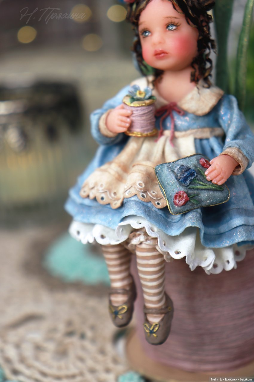 Весенняя феечка Кэти. Интерьерная ватная игрушка