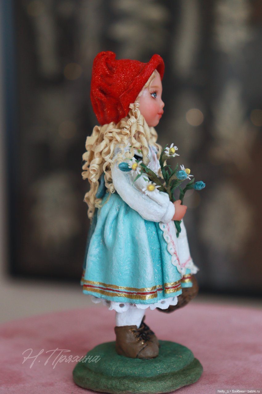 Красная Шапочка. Интерьерная ватная игрушка (фото 9)