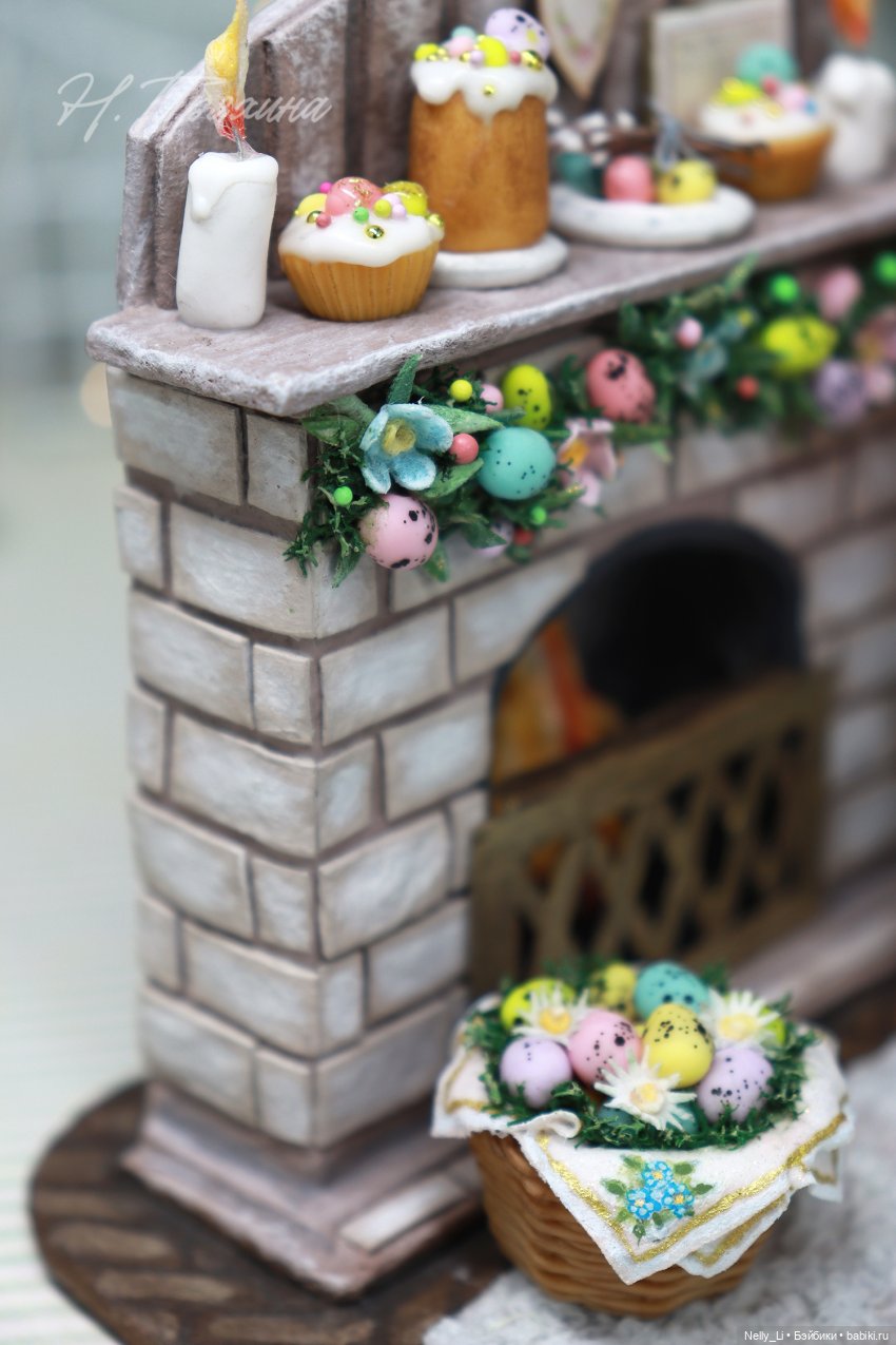 Пасхальное чудо. Интерьерная ватная игрушка (фото 2)