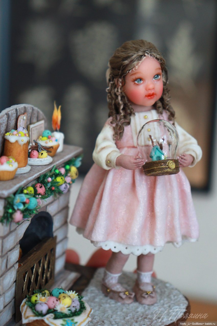 Пасхальное чудо. Интерьерная ватная игрушка (фото 4)