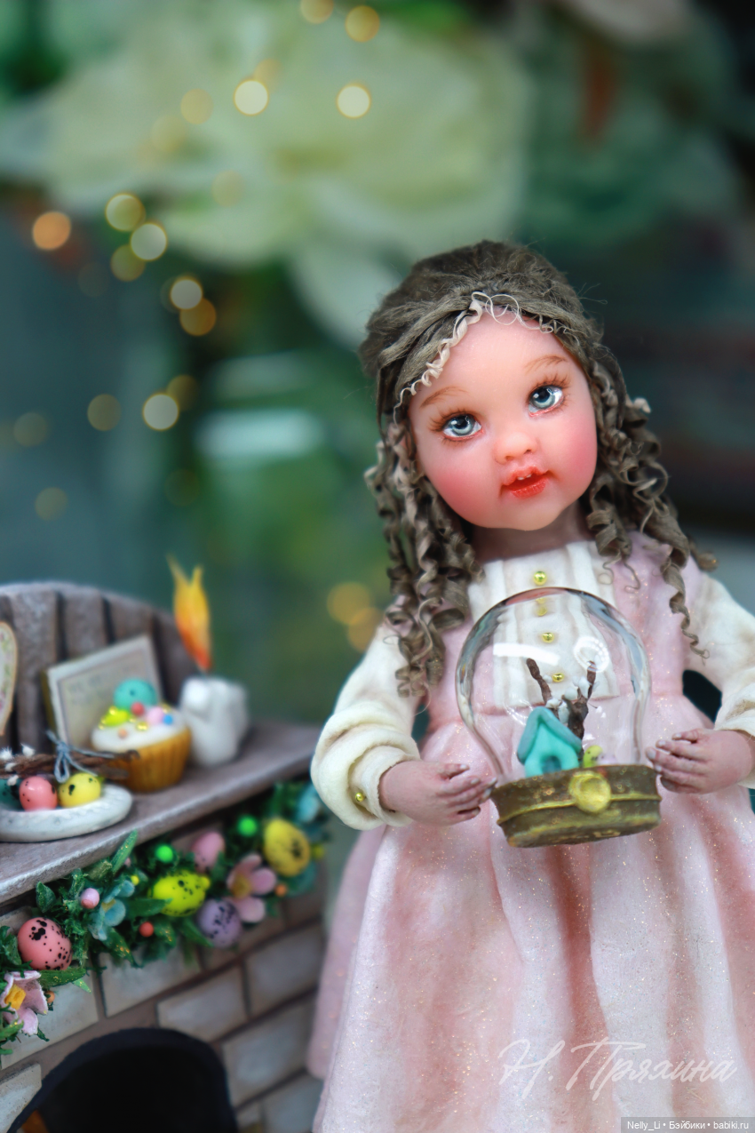 Пасхальное чудо. Интерьерная ватная игрушка