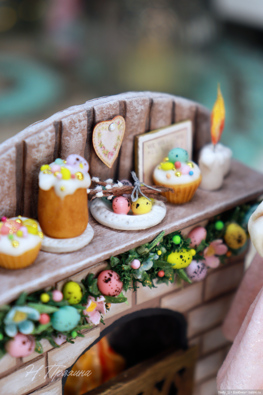 Пасхальное чудо. Интерьерная ватная игрушка (фото 3)