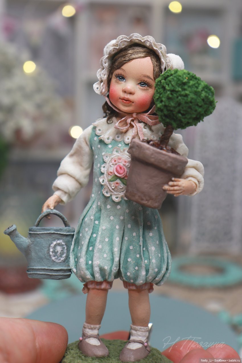 Маленькая помощница. Интерьерная ватная игрушка (фото 6)