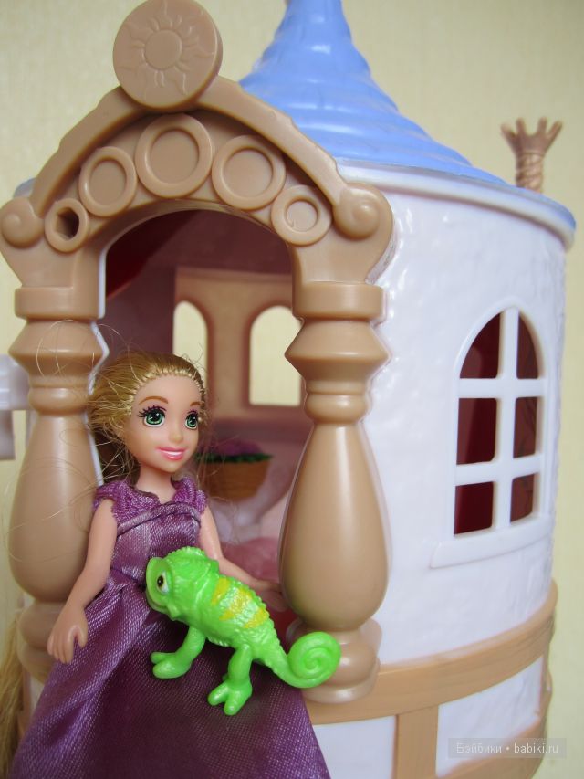 Disney Дисней аниматор домик Рапунцель Animators Collection Littles Rapunzel Micro