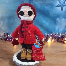 Вязаный Дедушка Мороз