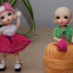 Наши новые наряды для маленьких Бжд-Кукол