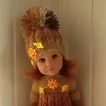 Теплые платьица для девочек Готц.