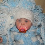 В голубых тонах. Мои вязалочки
