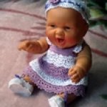 Вот и я приодела куколку для одной маленькой принцессы.