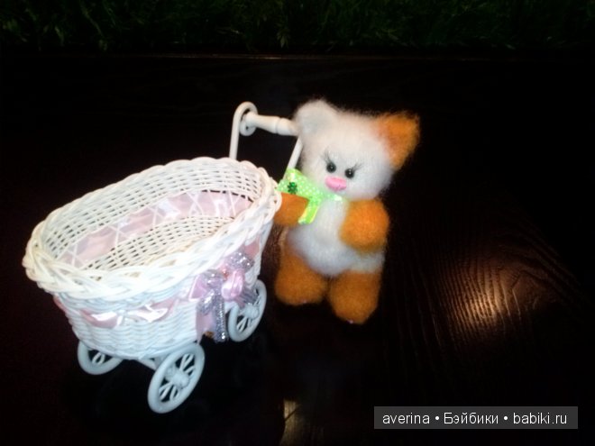 Мишка Теддик и котенок Рыжик. Авторские игрушки ручной работы (фото 9)