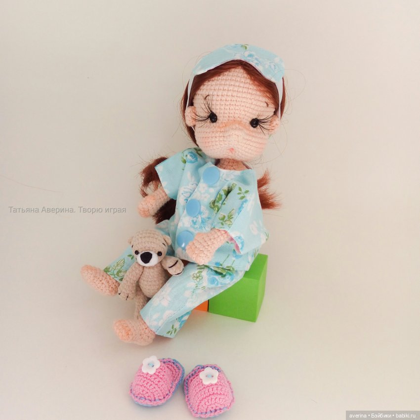 пижамка для сна в голубом варианте