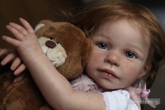 Рыжая девчонка, яркая душа. До чего красива, чудо хороша! Кукла реборн Анны Арутюнян (фото 2)