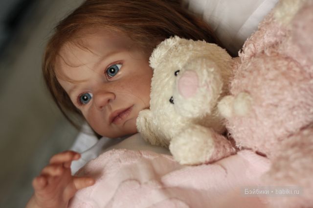 Рыжая девчонка, яркая душа. До чего красива, чудо хороша! Кукла реборн Анны Арутюнян (фото 3)