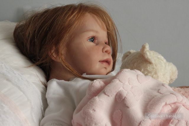 Рыжая девчонка, яркая душа. До чего красива, чудо хороша! Кукла реборн Анны Арутюнян (фото 4)