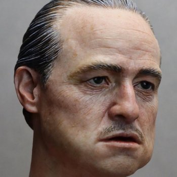 Скульптура головы Don Vito Corleone
